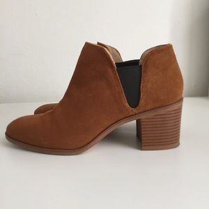 Zara suede booties Sz EU38